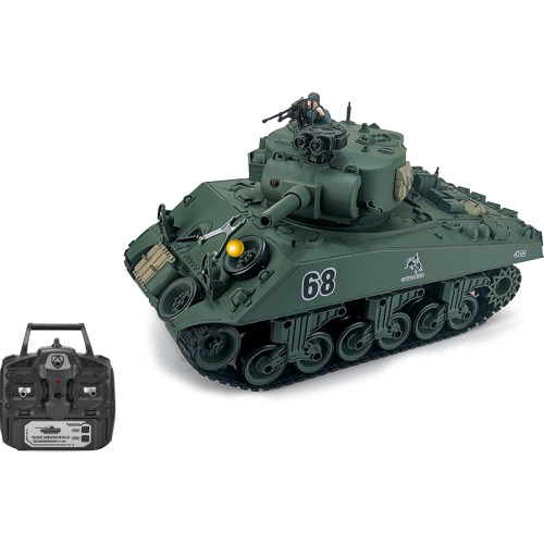 Multifunction RC U.S. Sherman M4A3 Radio Control Tank Main Image