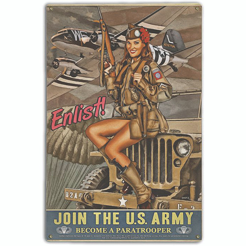 Join The US Army Metal Sign Main Image