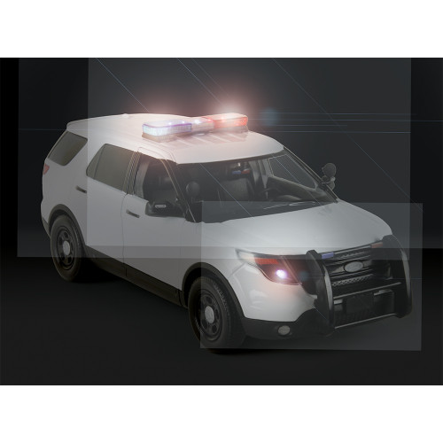 Ford Explorer Light & Sound Interceptor - white Alt Image 3