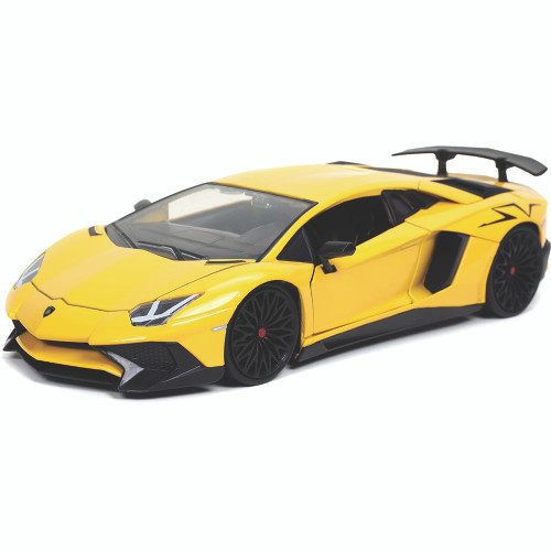 Lamborghini Aventador SV - Yellow 1:24 Scale Main Image