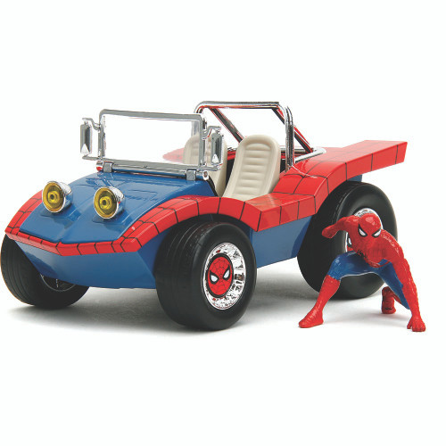 Spider-Man Dune Buggy with Spider-Man Figure 1:24 Scale Main Image