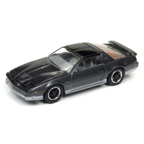 Johnny Lightning 164 Die Cast 1985 Pontiac Firebird - Medium Gray Poly with Silver 164 Scale Diecast Model by Johnny Lightning JLCG011/24B Johnny Lightning 164 Die Cast 1985 Pontiac Firebird - Medium Gray Poly with Silver 164 Scale Diecast Model by Johnny Lightning JLCG011/24B