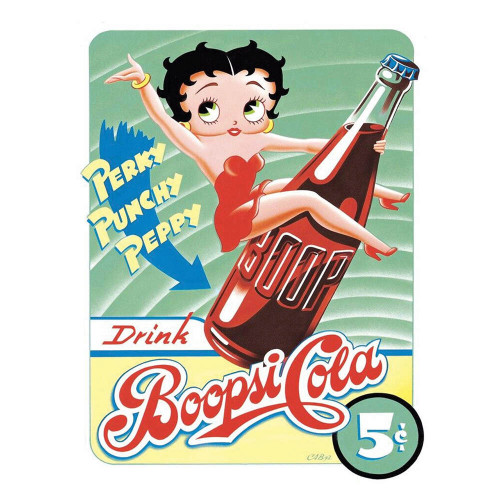 Boopsie Cola Metal Sign Main Image