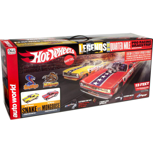 Hot Wheels 13' Snake vs Mongoose Drag Set Don Prudhomme Plymouth Funny Car & Tom McEwen Plymouth Duster Funny Car Main Image