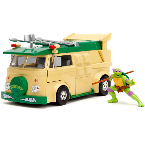 Teenage Mutant Ninja Turtles Party Wagon w/Diecast Donatello Figure 1:24 Scale Main Image