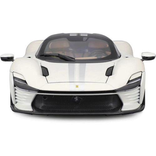 Ferrari Daytona SP3 Signature Series White w/Stripe 1:18 Scale 1:18 Scale Alt Image 3