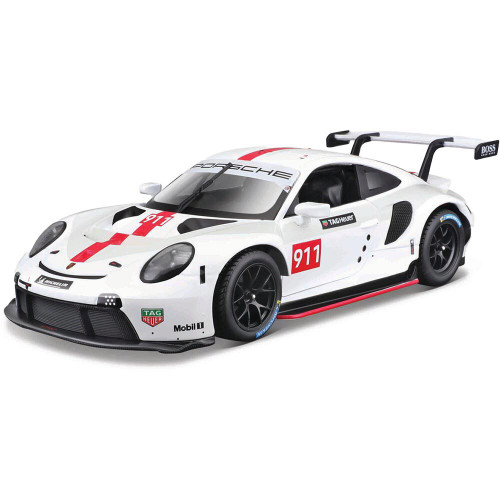 Porsche 911 RSR GT Race - White 1:24 Scale Main Image