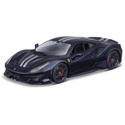 Ferrari 488 Pista - Black 1:24 Scale Main Image