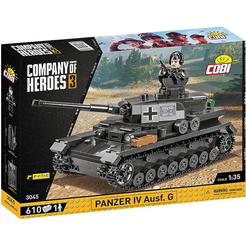 Panzer Iv Ausf.G Tank Building Block Model - 610 Pieces 1:35 Scale Main Image