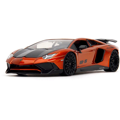 Lamborghini Aventador SV - Pink Slips With Base 1:24 Scale Main Image