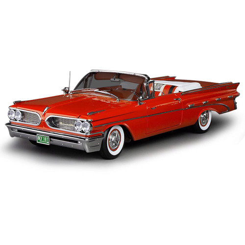 1959 Pontiac Bonneville Open Convertible - Red 1:18 Scale Main Image