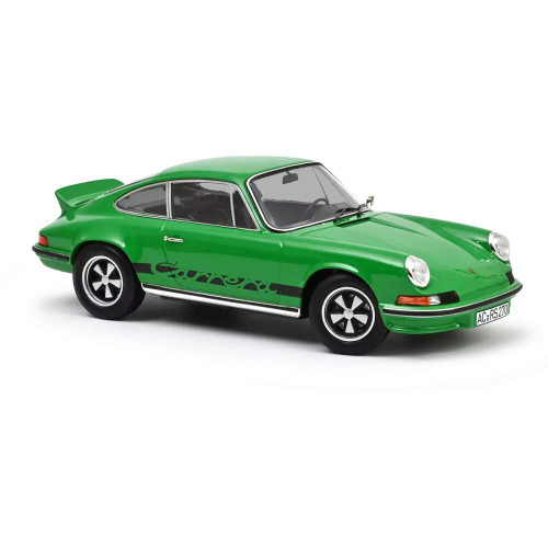 1973 Porsche 911 RS - Green with Black Deco 1:18 Scale Main Image