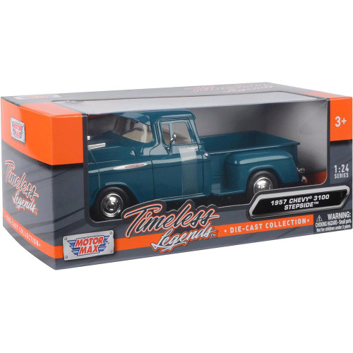 1957 Chevy 3100 Pickup - Ocean Green 1:24 Scale Alt Image 6