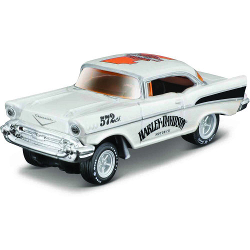 1957 Harley-Davidson Chevy Bel Air 1:64 Scale Main Image