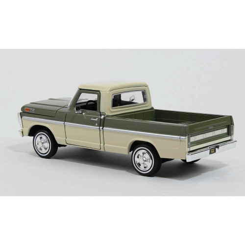 1969 Ford F-100 Pickup - Two-tone Olive & Cream 1:24 Scale Alt Image 5