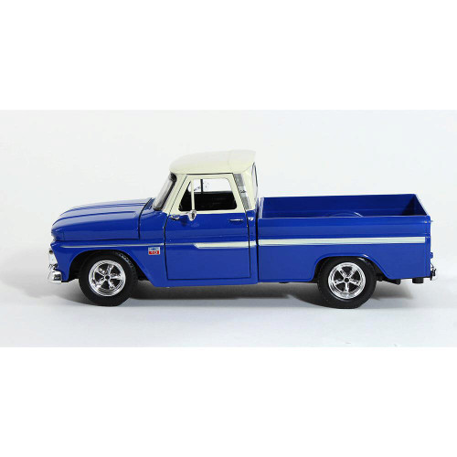 1966 Chevy C10 Fleetside Pickup - Blue w/ White Top Alt Image 1