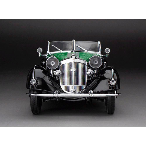 1939 Horch 855 Roadster - Black/Dark Green 1:18 Scale Diecast