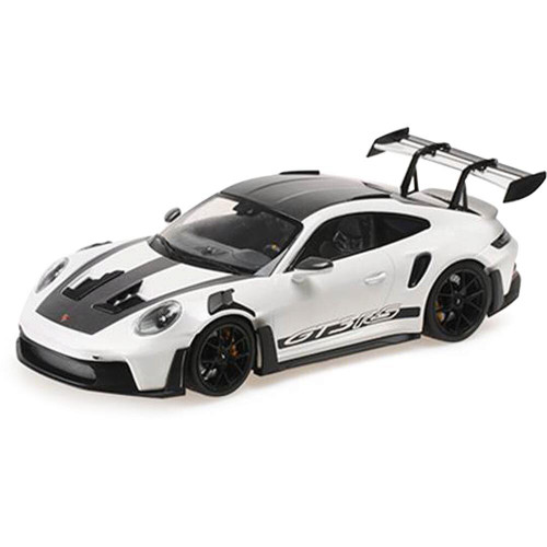 2023 Porsche 911 (992) GT3 RS - White W/ Black Wheels 1:18 Scale Main Image