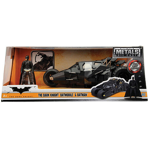 2008 Dark Knight Batmobile & Diecast Batman 1:24 Scale Alt Image 4