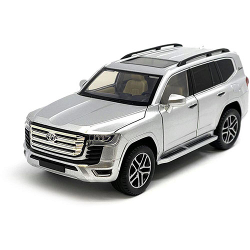 2023 Toyota Land Cruiser - Silver 1:24 Scale Main Image