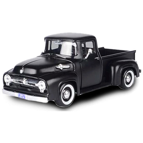 1956 Ford F-100 Pickup - Black w/whitewall - MiJo Exclusives 1:24 Scale Main Image