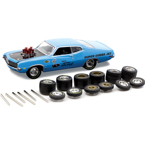 1970 Ford Torino Cobra - Blue 1:64 Scale Main Image