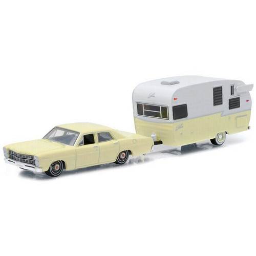 Greenlight 1967 Ford Galaxy and Shasta Airflyte Camper 164 Scale Diecast Model by Greenlight 15208NX Greenlight 1967 Ford Galaxy and Shasta Airflyte Camper 164 Scale Diecast Model by Greenlight 15208NX