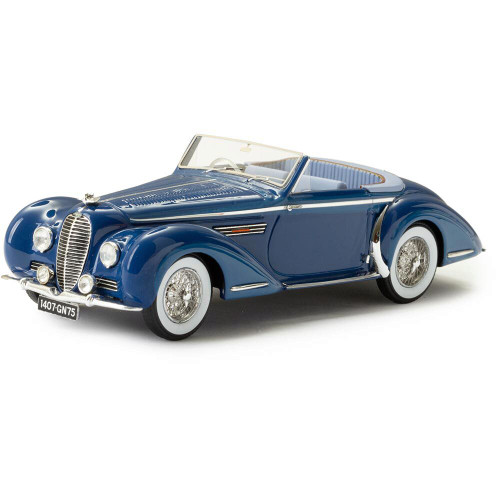 1947 Delahaye 135M Vedette cabriolet by Henri Chapron - Blue 1:43 Scale Main Image