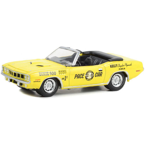 1971 Plymouth Barracuda Convertible Dixie 500 | Greenlight 1:64 Scale Main Image