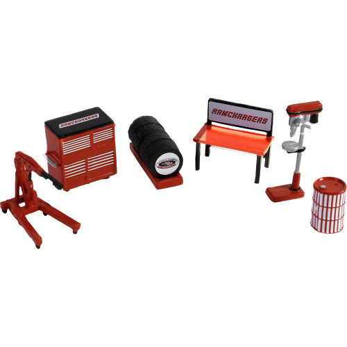 Ramchargers Shop Tool Accessories 1:64 Scale Main Image