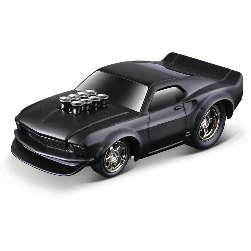 1969 RTR-X Ford Mustang Muscle Machine - Blackout 1:64 Scale Main Image