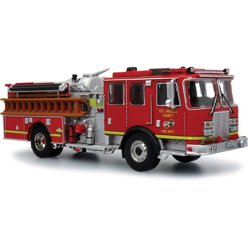 KME Predator Fire Engine: LACFD Los Angeles | Iconic Replicas 1:64 Scale Main Image