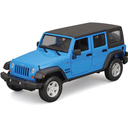 2015 Jeep Wrangler Unlimited - Met Blue/Met. White 1:24 Scale Main Image