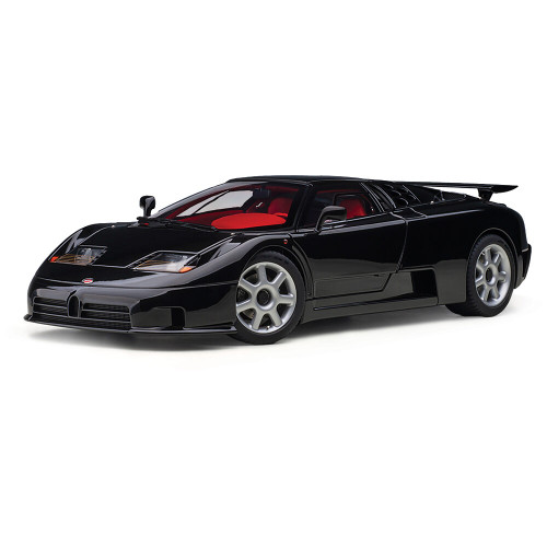 Bugatti EB110 SS - Nero Black 1:18 Scale Main Image