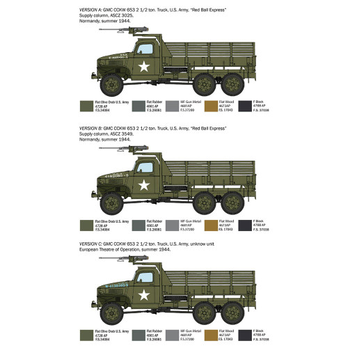 GMC 2 1/2 Ton, 6X6  Truck 1/35 Kit Alt Image 3