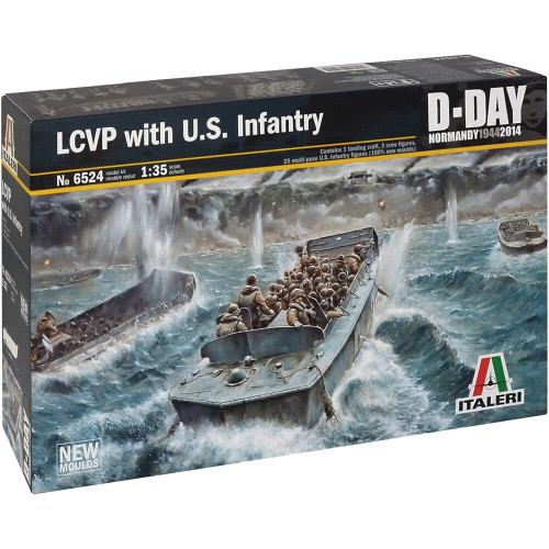 LCVP With US Infantry 1/35 Kit Main Image