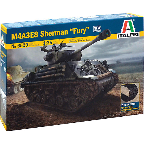 M4A3E8 Sherman Fury 1/35 Kit Main Image