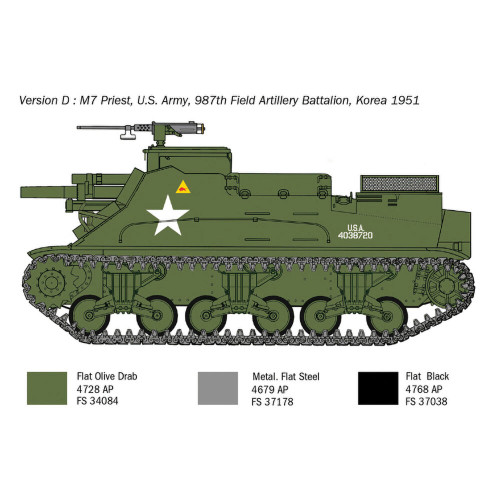 M7 Priest Howitzer Motor Carriage 1/35 Kit Alt Image 6