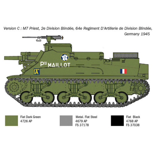 M7 Priest Howitzer Motor Carriage 1/35 Kit Alt Image 5