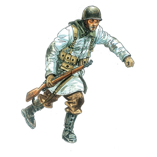 U.S. Infantry - Winter Uniform (WWII) 1/72 Figures Alt Image 3