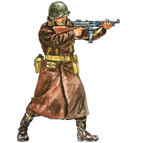U.S. Infantry - Winter Uniform (WWII) 1/72 Figures Alt Image 4