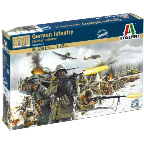 German Infantry - Winter Unif. (WWII) 1/72 Figures Main Image