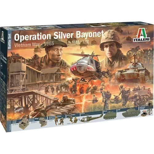 Op. Silver Bayonet - Vietnam War 1/72 Figure Kit Main Image
