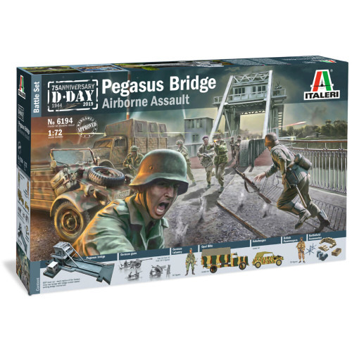 Pegasus Bridge Airborne Assault 1/72 Figure Kit Main Image