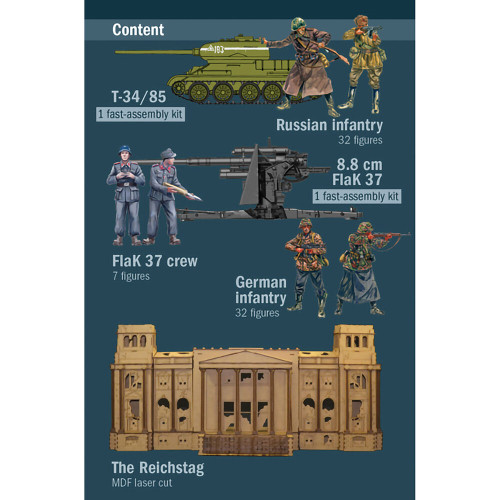 Battle For The Reichstag 1/72 Figure Kit Alt Image 1