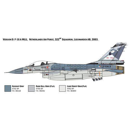 F-16A Fighting Falcon 1/48 Kit Alt Image 5