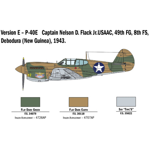 P-40 E/K Kittyhawk 1/48 Kit Alt Image 7