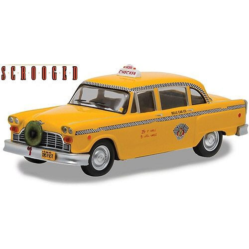 Greenlight Scrooged 1978 Checker Taxicab 143 Scale Diecast Model by Greenlight 16098NX 812982023447 Greenlight Scrooged 1978 Checker Taxicab 143 Scale Diecast Model by Greenlight 16098NX 812982023447