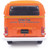 1978 Volkswagen Type 2 Bus Elektrotransporter - Orange 1:18 Scale Alt Image 4