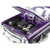 1961 Chevrolet Impala Open Convertible Lowrider - Purple 1:18 Scale Alt Image 4